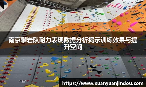南京攀岩队耐力表现数据分析揭示训练效果与提升空间